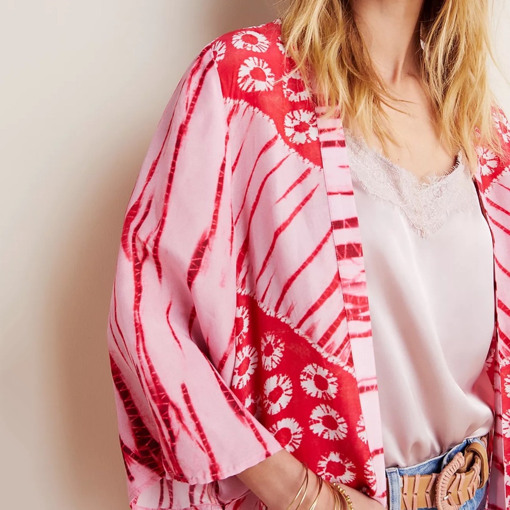 Anthropologie Bl-nk London Lia Shibori Kimono - Picture 4 of 4